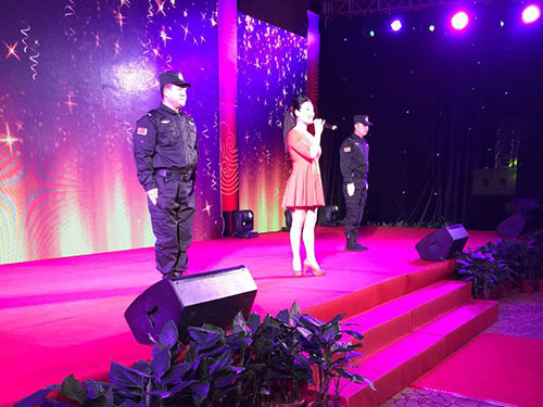 中華德友會(huì)晚會(huì)執(zhí)勤